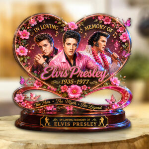 Elvis Presley Custom Shape Acrylic Plaque - GNE6786