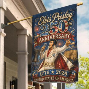 Elvis Presley 3D Double-side House Flag - HOATT18844