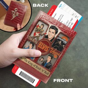 Elvis Presley Leather Passport Cover - HOATT18543