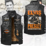 Elvis Presley Premium 2D Sleeveless Leather Vest – TANTN23336
