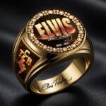 Elvis Presley 3D Engraved Ring – HOATT18375