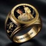 Elvis Presley 3D Engraved Ring – HOATT18839