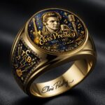 Elvis Presley 3D Engraved Ring – HOATT18937