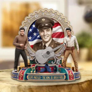 Elvis Presley Custom Shape Acrylic Plaque - TMTHU6725