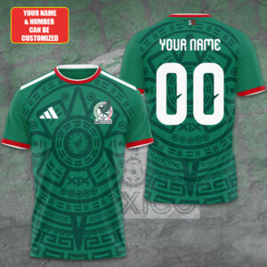 Personalized FIFA World Cup 2026 Mexico Team 3D Apparel - GNE7002