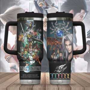 Final Fantasy VII 30th Anniversary 40oz Tumbler - TMTHU6867