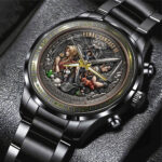 Final Fantasy VII 30th Anniversary Black Stainless Steel Watch – TMTHU6861