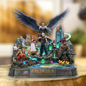 Final Fantasy VII 30th Anniversary Custom Shape Acrylic Plaque - TMTHU6864
