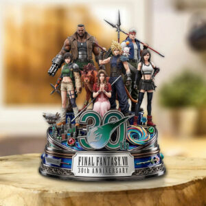 Final Fantasy VII 30th Anniversary Custom Shape Acrylic Plaque - TMTHU6866