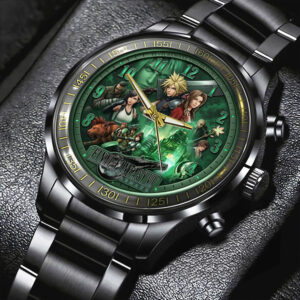 Final Fantasy VII Remake Black Stainless Steel Watch - TMTHU6859