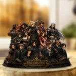 Final Fantasy VII 30th Anniversary Custom Shape Acrylic Plaque – GNE6988