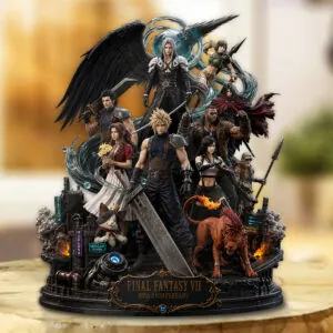 Final Fantasy VII 30th Anniversary Custom Shape Acrylic Plaque - GNE7141