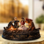 Final Fantasy VII 30th Anniversary Custom Shape Acrylic Plaque – GNE7157