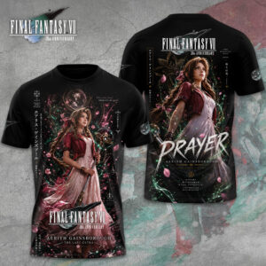 Final Fantasy VII x Aerith Gainsborough 30th Anniversary 3D Apparel - GNE7006