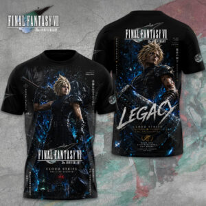 Final Fantasy VII x Cloud Strife 30th Anniversary 3D Apparel - GNE7003