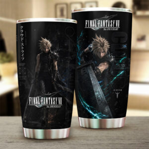 Final Fantasy VII x Cloud Strife 30th Anniversary Tumbler Cup - GNE7011