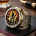 Freddie Mercury 3D Engraved Ring – TMTHU7074