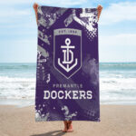 Fremantle Dockers Rectangle Beach Towel – TANTN23939