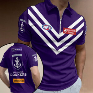 Fremantle Dockers Zip Polo Shirt - TANTN23910