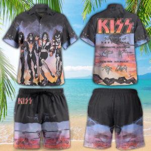 KISS 3D Hawaiian Apparel - TMTHU6612