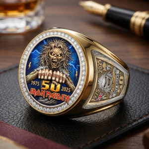 Iron Maiden 3D Engraved Ring - TMTHU7077