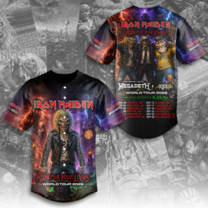 Iron Maiden 2026 World Tour Baseball Jersey - TMTHU7102