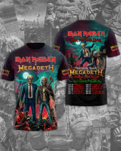 Iron Maiden x Megadeth 3D Apparel - TMTHU6785