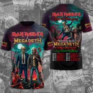 Iron Maiden x Megadeth 3D Apparel - TMTHU6785