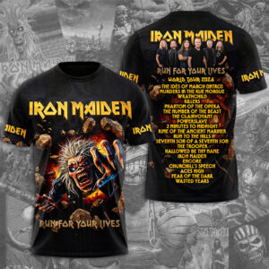 Iron Maiden 2026 World Tour 3D Apparel - TMTHU6794