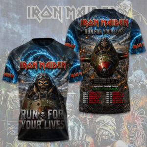 Iron Maiden 2026 World Tour 3D Apparel - TMTHU6796