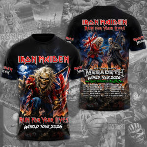 Iron Maiden 2026 World Tour 3D Apparel - TMTHU7116