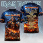 Iron Maiden 2026 World Tour 3D Apparel – TMTHU6711