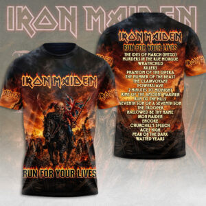 Iron Maiden 2026 World Tour 3D Apparel - TMTHU6778