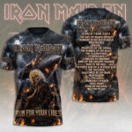 Iron Maiden 2026 World Tour 3D Apparel – TMTHU6793