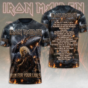 Iron Maiden 2026 World Tour 3D Apparel - TMTHU6793