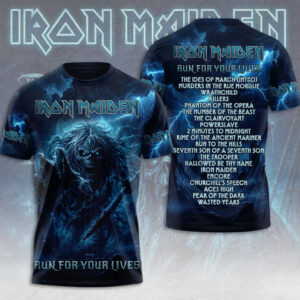 Iron Maiden 2026 World Tour 3D Apparel - TMTHU6863