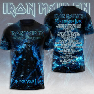 Iron Maiden 2026 World Tour 3D Apparel - TMTHU6877