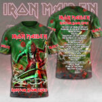 Iron Maiden 2026 World Tour 3D Apparel – TMTHU6910