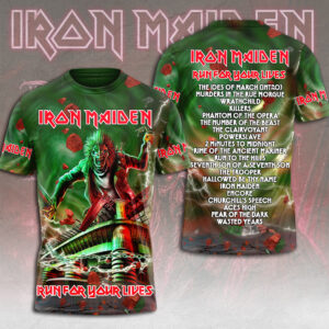 Iron Maiden 2026 World Tour 3D Apparel - TMTHU6910