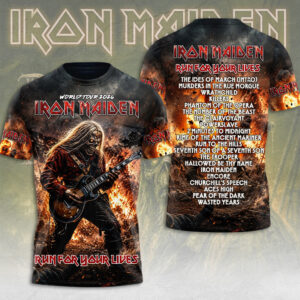 Iron Maiden 2026 World Tour 3D Apparel - TMTHU6988