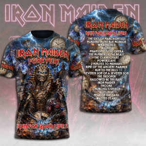 Iron Maiden 2026 World Tour 3D Apparel - TMTHU6989