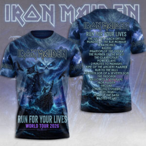 Iron Maiden 2026 World Tour 3D Apparel - TMTHU7135