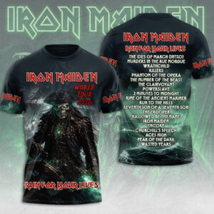Iron Maiden 2026 World Tour 3D Apparel - TMTHU7148