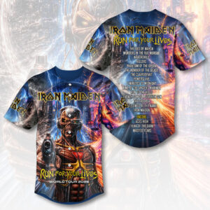 Iron Maiden 2026 World Tour Baseball Jersey - HOATT18584
