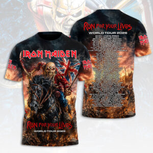 Iron Maiden 2026 World Tour 3D Apparel - HOATT18350