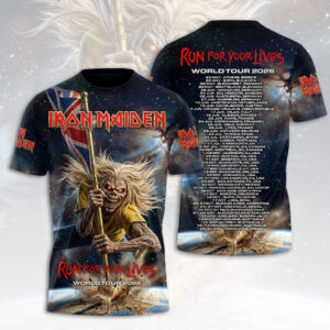Iron Maiden 2026 World Tour 3D Apparel - HOATT18351