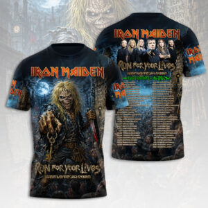 Iron Maiden 2026 World Tour 3D Apparel - HOATT18352