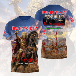 Iron Maiden 2026 World Tour 3D Apparel - HOATT18384