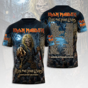 Iron Maiden 2026 World Tour 3D Apparel - HOATT18385