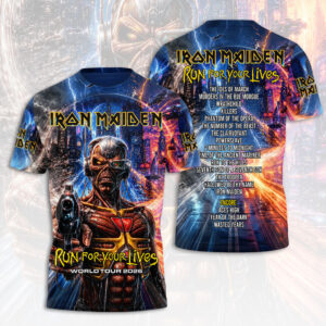 Iron Maiden 2026 World Tour 3D Apparel - HOATT18408